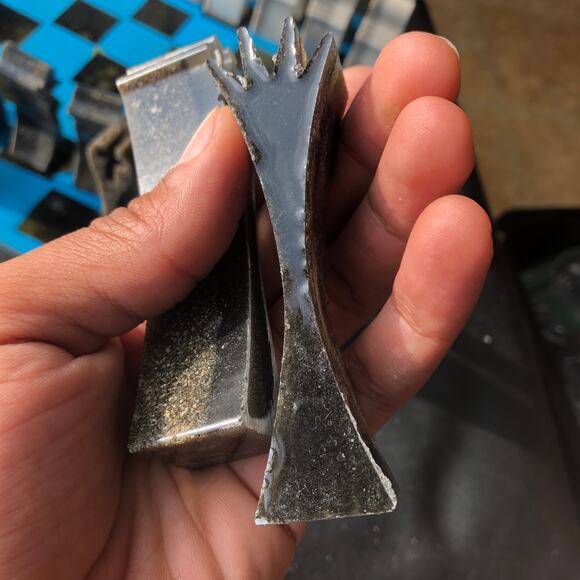 Chess Set - Blue & White Deluxe - Picture 8 of 11